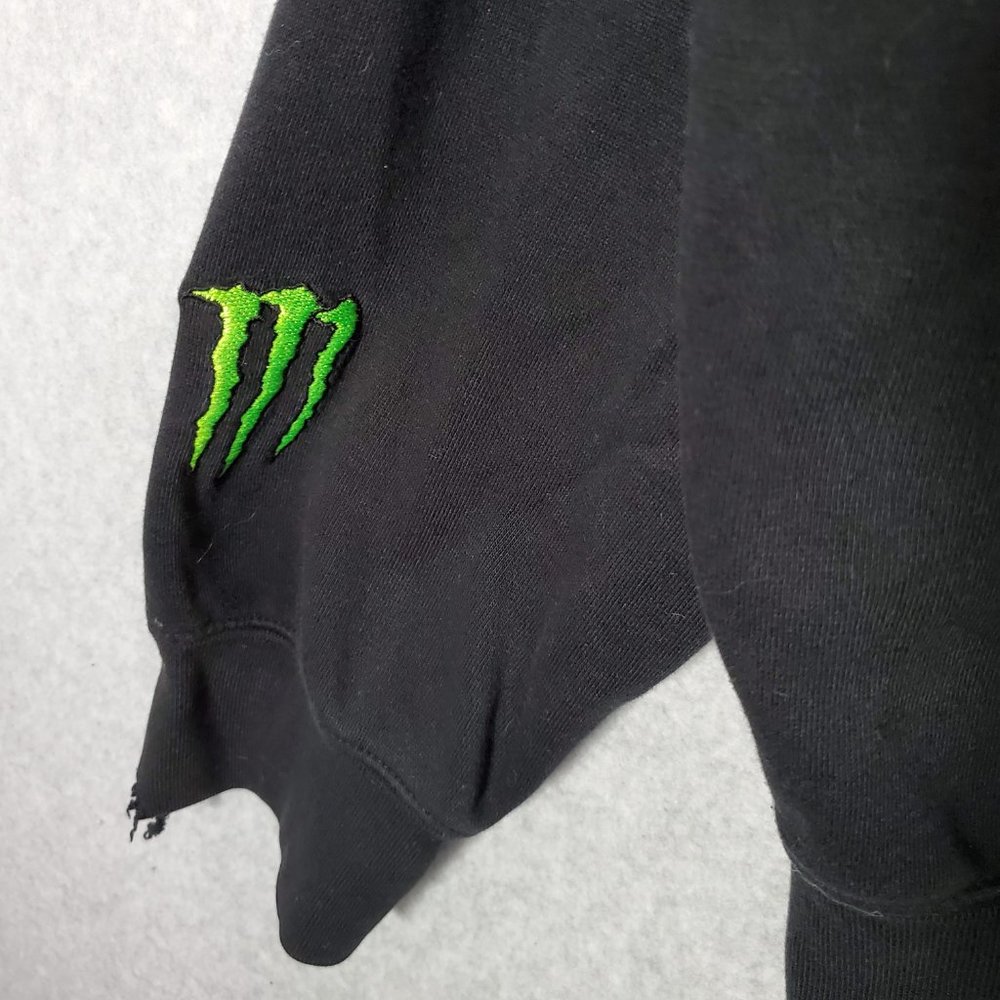 Fox x Monster Men Sweatshirt XL‎ Hoodie 4 Ricky Carmichael Embroidered READ - Picture 14 of 16